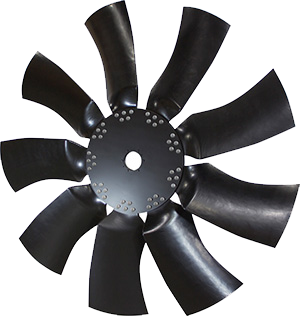 High Tech Thermoset Composite Fan Blade